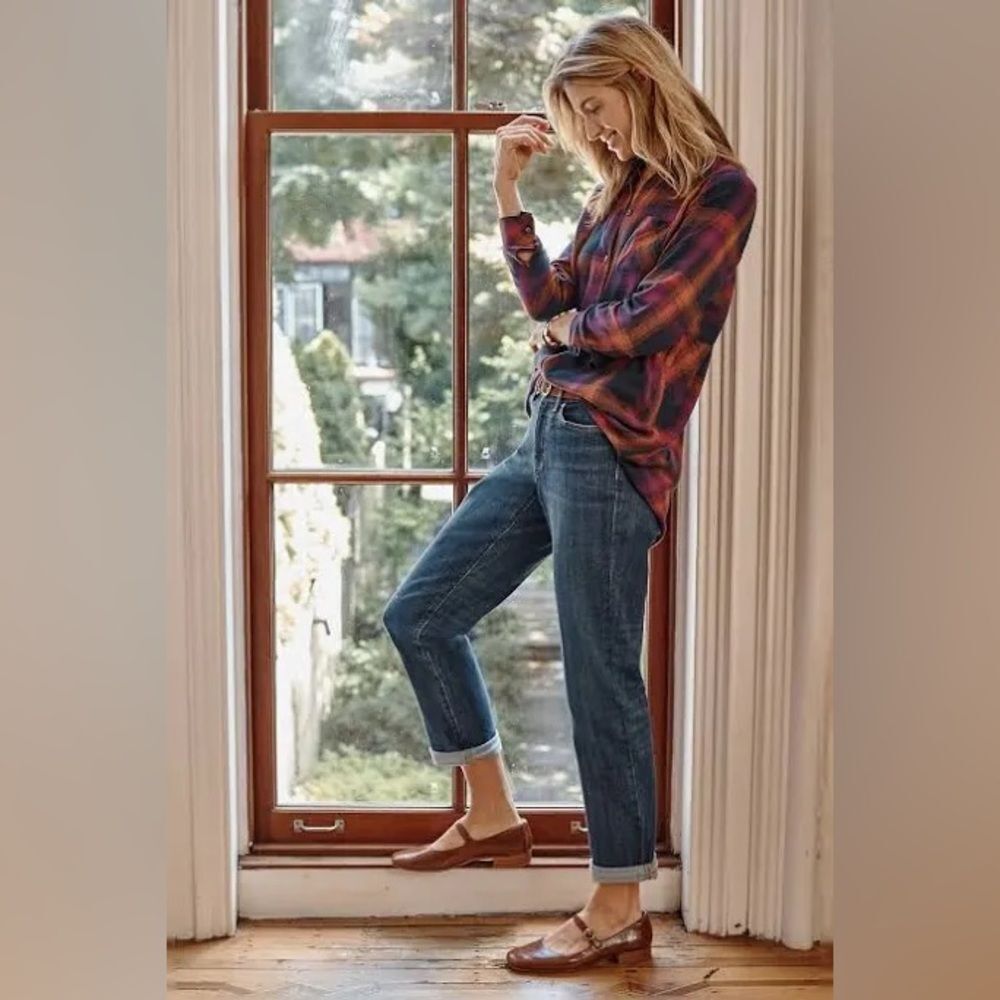 J. Jill Blue Boyfriend Jeans